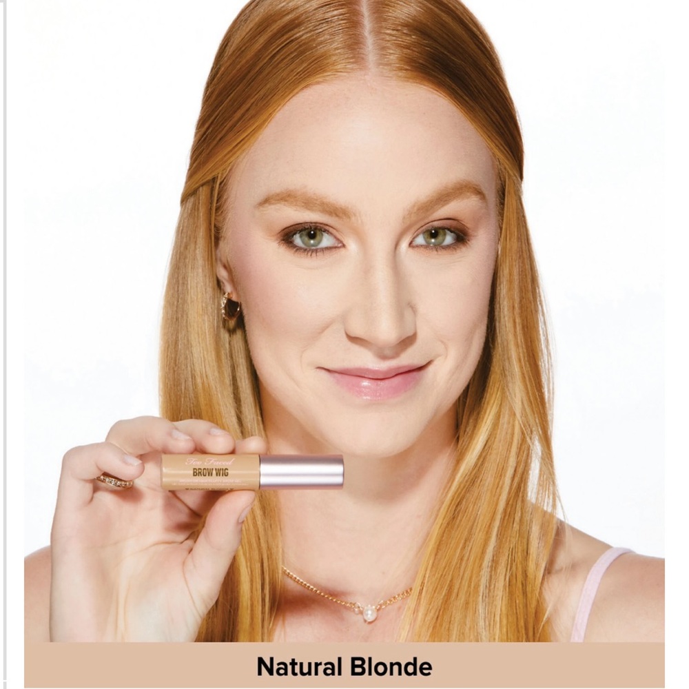 ๐ Too Faced Brow Wig Brush on Eyebrow Gel in Shade Natural Blonde New In Box - Picture 5 of 9